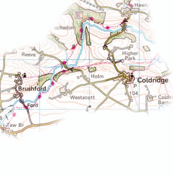 Coldridge Map