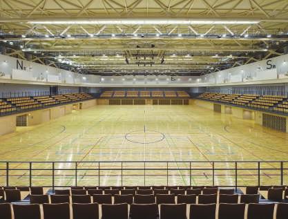 Main-Sporting Facilities in Hachioji Hachioji City General Gymnasium 20 min. by car from downtown Hachioji 1min.