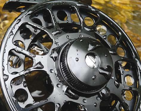 The A6 features a fully sealed drag system to protect from moisture, corrosion, A6 FLY REELS salt and grit.
