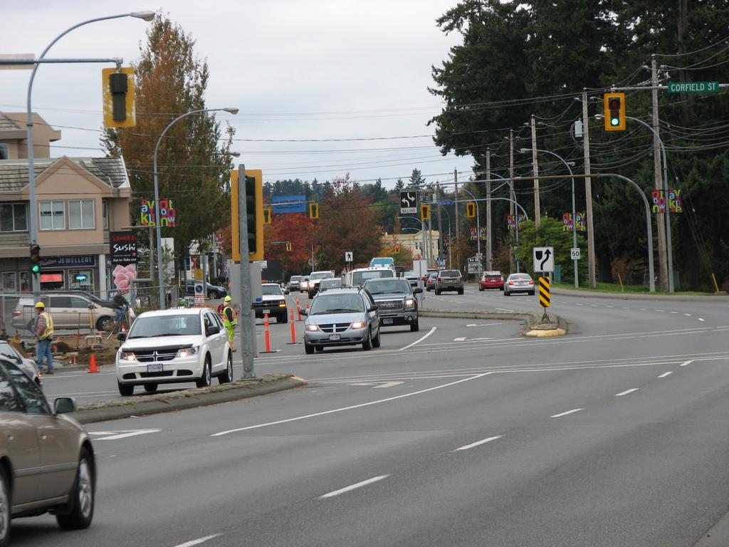 Highway 19A at Corfield Street