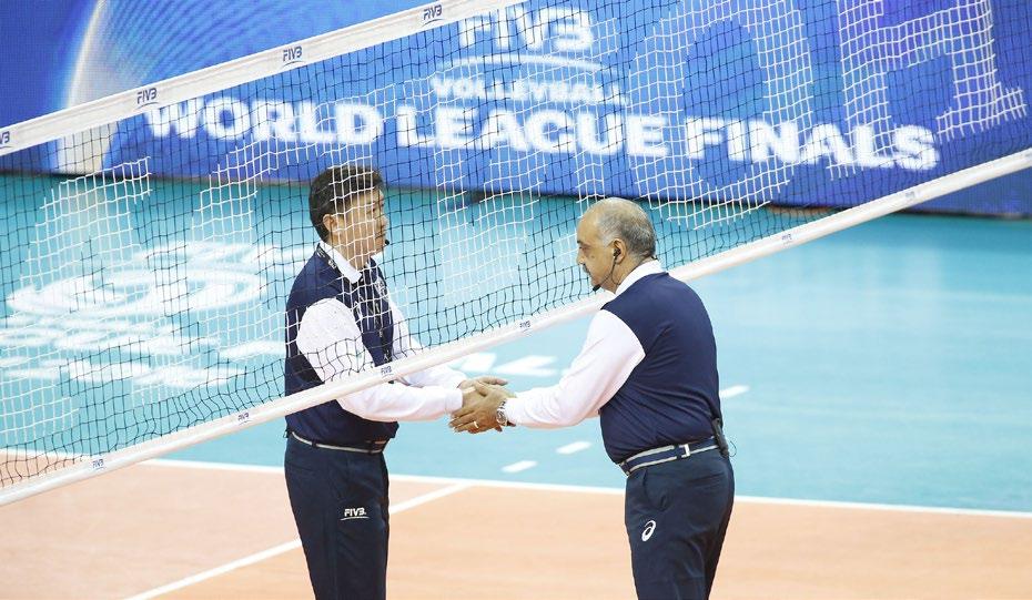 24.2.10 He/she supervises the team members in the penalty areas and reports their misconduct to the 1 st referee. 1.4.6, 21.3.2 For FIVB, World and Official Competitions, the duties recorded under 24.