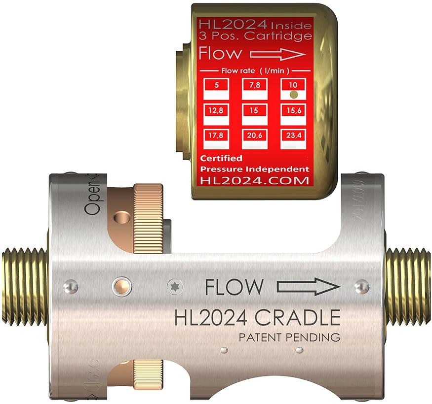 This modular system grants easy access to the HL2024 Cartridge without removing the HL2024 Cradle from the installation.