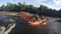 Here we get you comfortable with the jungle and how to use and maintain the inflatable kayaks, before we head deep into the forest. Over the next week we (you) kayak down the Burro Burro river.