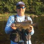 Caught a good number of smallies all on 412ubes from 412 Bait Company. Among the catch was a 12-inch bulky bass. My Gamma Edge 8- pound-test helped me land fish in the rocky bottom of French Creek.