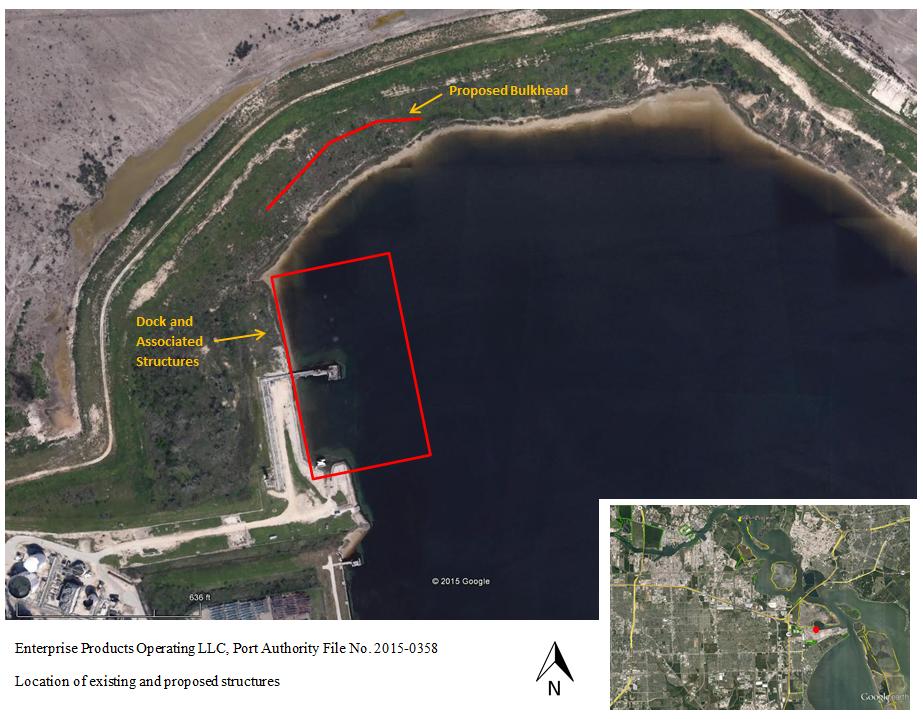 Marine Construction Permits: Enterprise Products Operating LLC Location: Bayport Ship Channel TB Project: Reconstruct