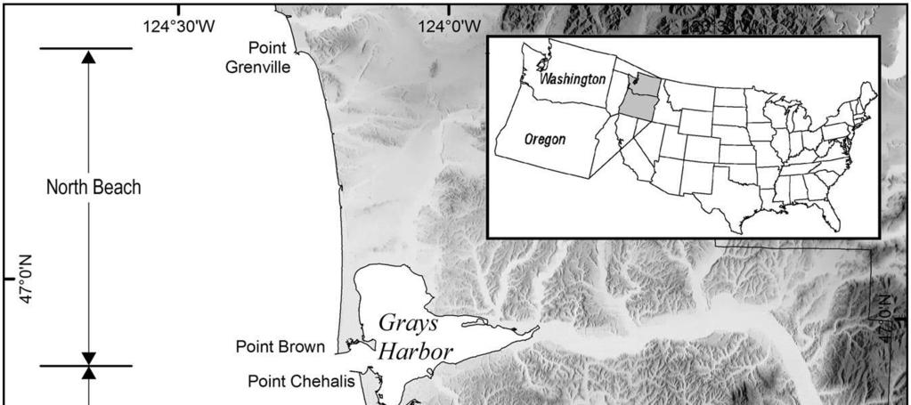 1.1 Study Area 1.1.1 Columbia River littoral cell The Columbia River Littoral Cell (CRLC) comprises the