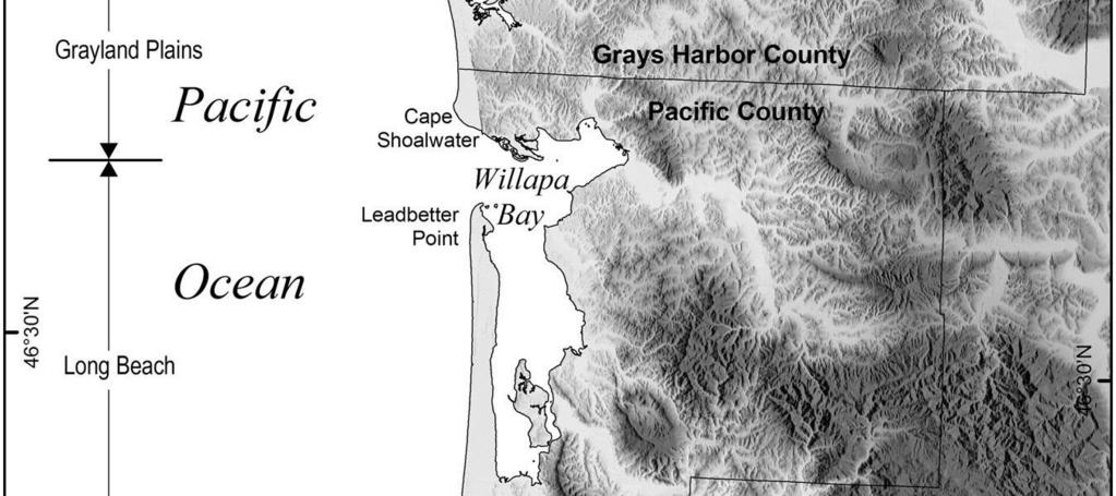 The headlands of Point Greenville and Tillamook Head form the natural boundaries for the coastal cell with a