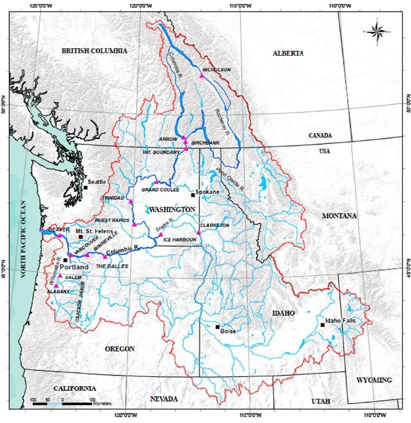 1.1.2 Columbia River Sediment supply from the Columbia River shaped the CRLC over thousands of years (Twichell et al., 2010).