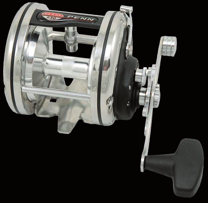 REELS - TROLLING REELS GTO Level Wind Whether you're fishing for huge rays, tope, conger eels, porbeagle sharks or common skate, the GTO Level Wind series gives outstanding Penn performance for a