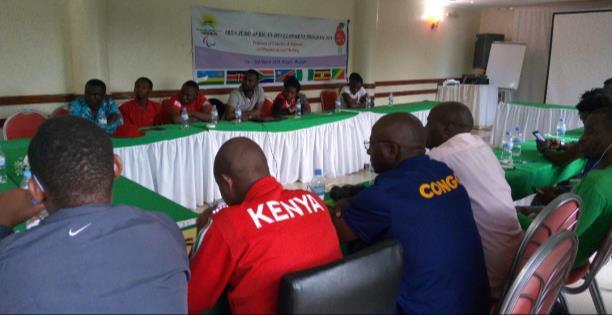 In the meeting, the following persons were invited and present: the President of National Paralympic Committee of Rwanda, the President of Rwanda Judo Federation and the Chairman of National Blind