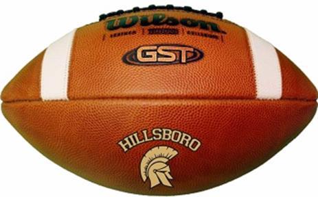 Items On Balls RULE 1-3-1h (NEW) School Name And Loo On Football The ball may contain