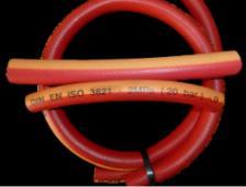 Hoses should not be used with gases for which they are not designed as this can result in premature hose