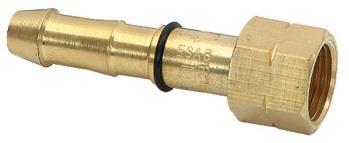 HOSE CHECK VALVES A check valve is a safety device designed to prevent the unintentional backflow of gases. This prevents a hazardous mixing of the gases in the hoses.