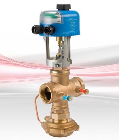 VRILE FLOW 99 N40 & N50 Pressure Independent ontrol Valve PN6 Features & enefits Maintains equal percentage control characteristics at all flow rate settings Simple flow rate setting dial, negating