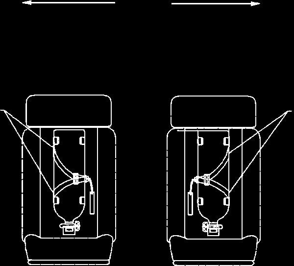 The surface to which the bracket is mounted should also be capable of withstanding a static force of ten (0) times the weight of the SCBA and bracket.
