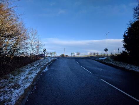 approach to Inveraldie Junction Photograph