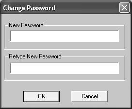 The data transferal speed between the PC and the AED is established and MDLink returns to the MDLink screen. PASSWORD The Password command allows you to change the preset password.