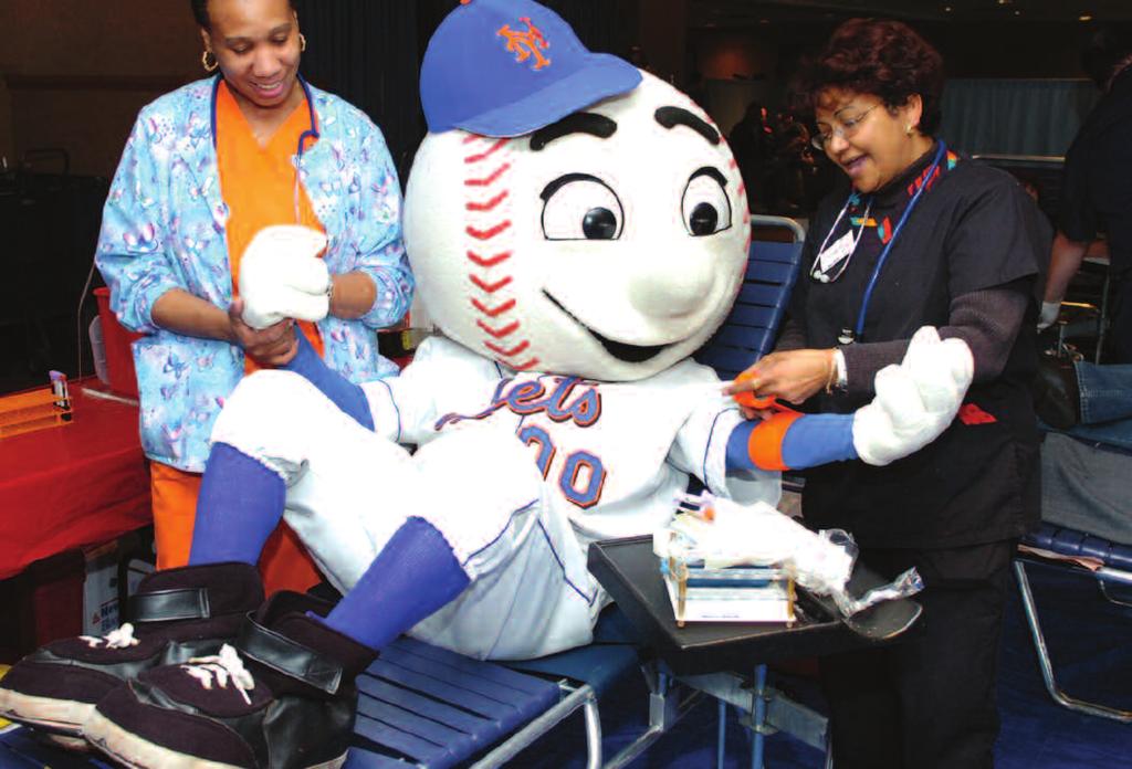 BLOOD DRIVE Due to the move out of Shea Stadium and ongoing construction at Citi Field, the Mets postponed their annual winter blood drive but will host their first at Citi Field this summer.