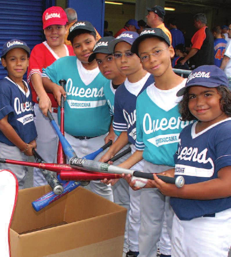 athletic and social skills and building confidence in kids ages 7-14. The Mets provide members with baseball caps and tickets to a Mets game.