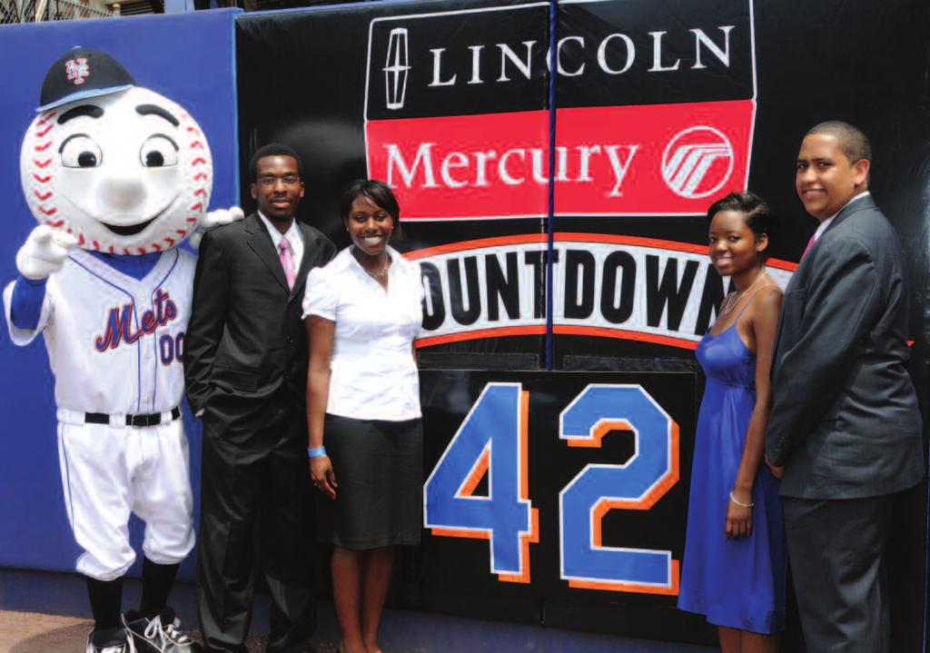JACKIE ROBINSON FOUNDATION As part of a landmark partnership, the Mets and Citi have teamed up to build upon the Mets' longstanding relationship with the Jackie Robinson Foundation.