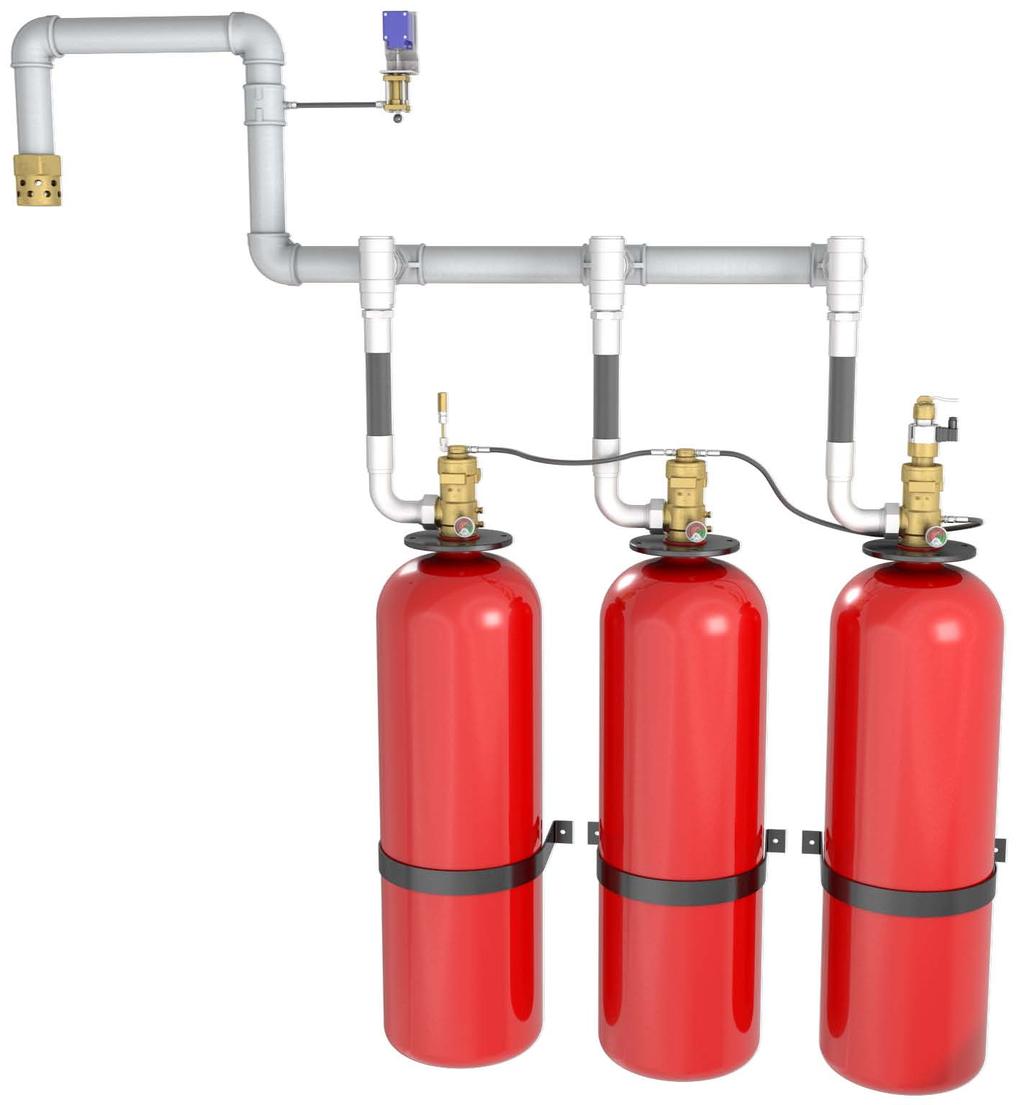 Page 6 of 6 5 3 4 Figure 5: Example of a Complete MX 30 Fire Extinguishing Multi Container System Item No.