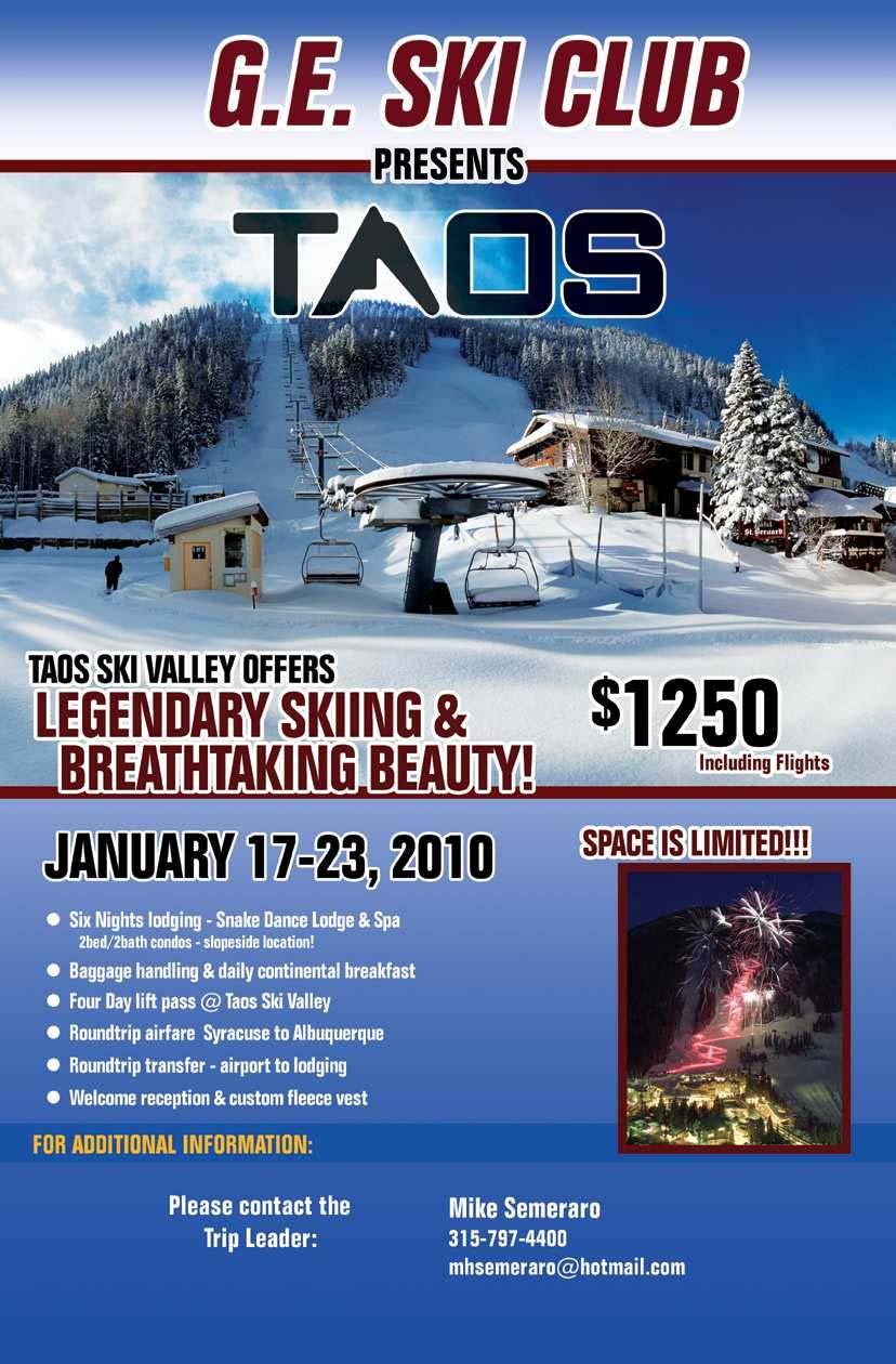 Taos trip is full but a waiting list can be