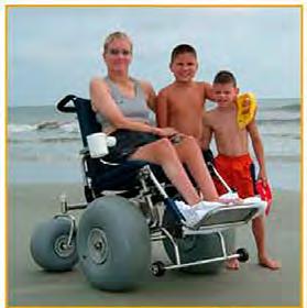 AccessRec Canada - Canadian Headquarters De-Bug DeBug all terrain surf wheelchairs, glide with ease over