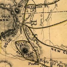 By 1861: The rapid migration of settlers led to the growth of towns like Denver and Boulder City, and the creation of the