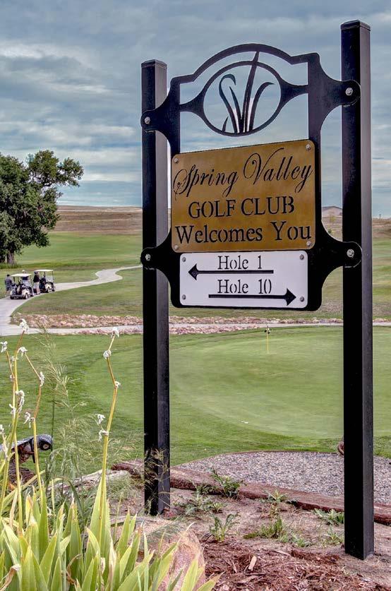 SPRING VALLEY GOLF COURSE Offered Significantly below replacement cost The American Society of Golf Course Architects estimates just over $3 million in costs to develop a golf course.