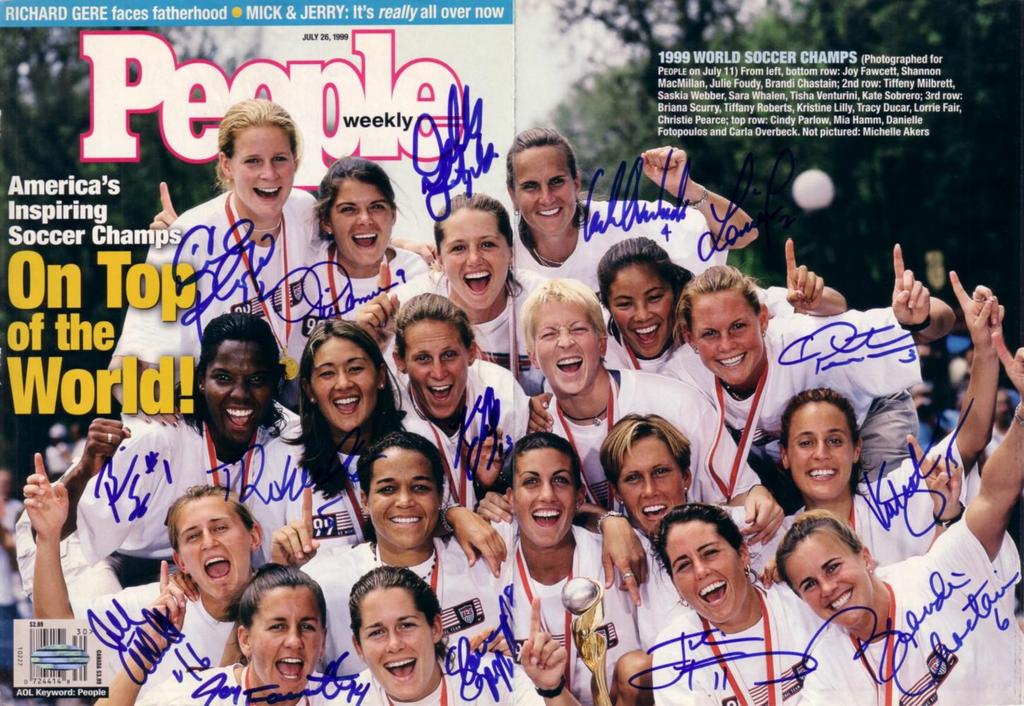 After the 1999 Women s World Cup After the 1999 world cup Brandi Chastain said, "More girls are playing football in America than any other sport," she says.