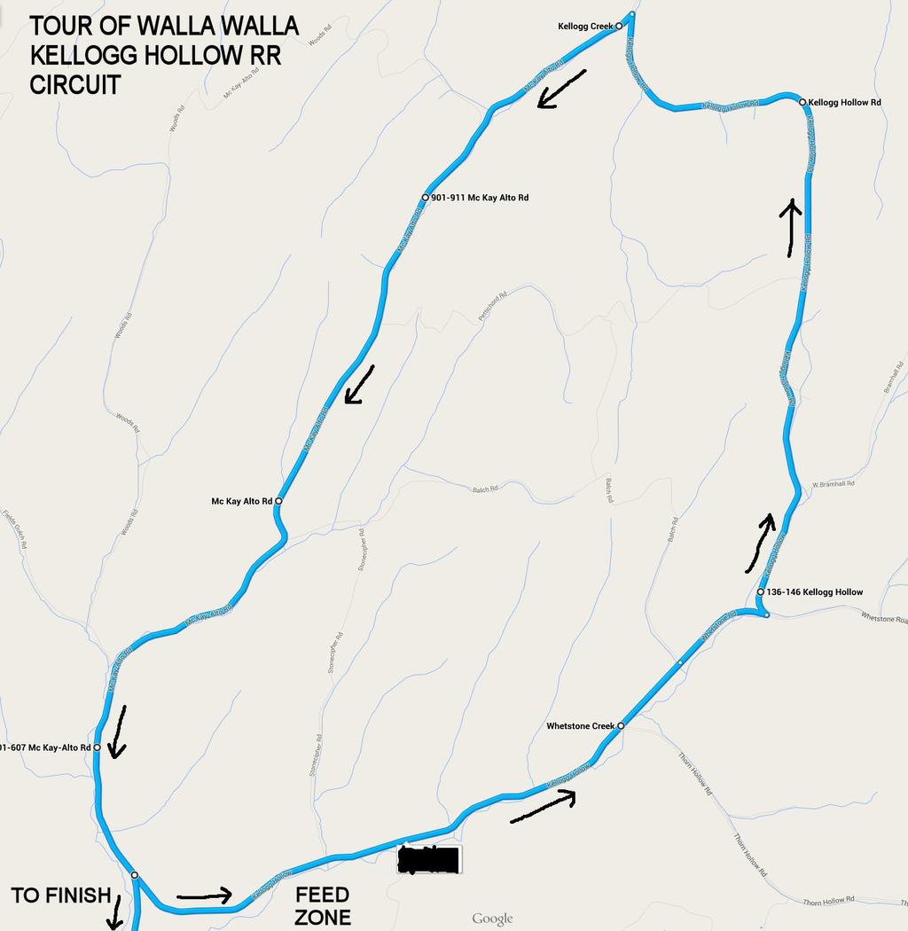 KELLOGG HOLLOW ROAD RACE CIRCUIT LOOP 2015 Tour of