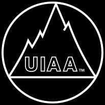1 For any model of mountaineering equipment, which has been awarded the UIAA Label, the UIAA recommends that the UIAA Trademark (see below) or the four letters "UIAA" be marked clearly and indelibly