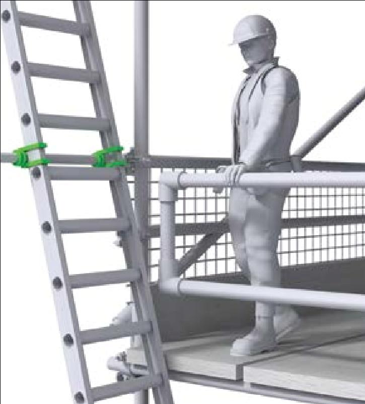 equipment? point to provide a secure Employers need to make sure handhold that any ladder or stepladder is both suitable for the work task and in a safe condition before use.