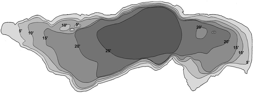 GULL LAKE Anglers Atlas, 2001 Summary of Lake Surface area: 8,060 Hectares (19,916 Acres) Mean depth: 5.4 metres (18 feet) Maximum depth: 8.