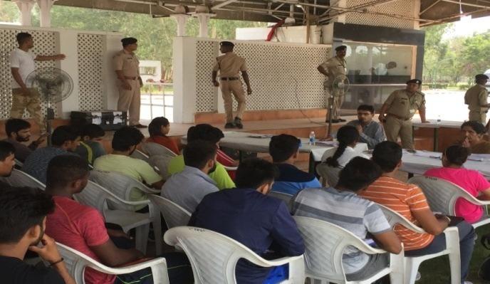 Awareness session to prevent drugs abuse in sports for candidates for sports recruitment of CISF on 25.06.