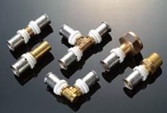fittings Fitting core CuZn, CW602N Dezincification resistant brass Suitable for drinking water supply Crimping