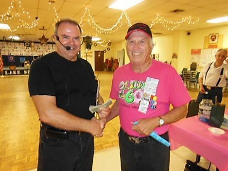Congratulations to Bill Brown who pocketed the $40