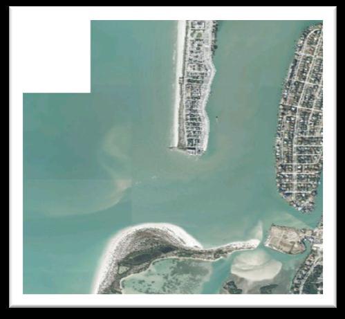 North Channel, Pass-A-Grille Pass North Channel, Pass-A-Grille Pass flows between Long Key and Shell Key (Figure 3-50). The inlet is dominated by tides and influenced by waves.