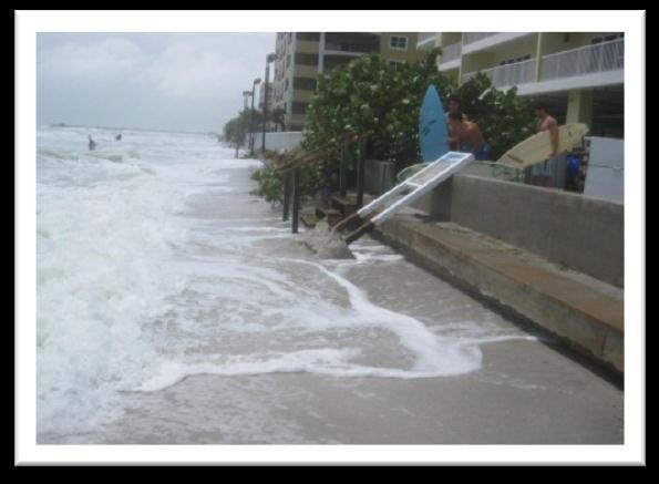 Recent Significant Storm Events Tropical Storm Debby resulted in energetic wave conditions and elevated water levels of 2 to 3 feet along