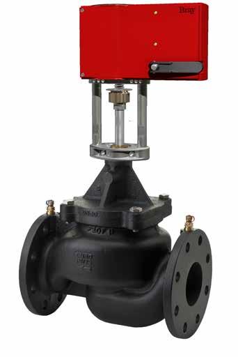 The Bray Simple Set Max is a flanged pressure independent control (PIC) valve designed for a wide variety of hot water and chilled water control applications.
