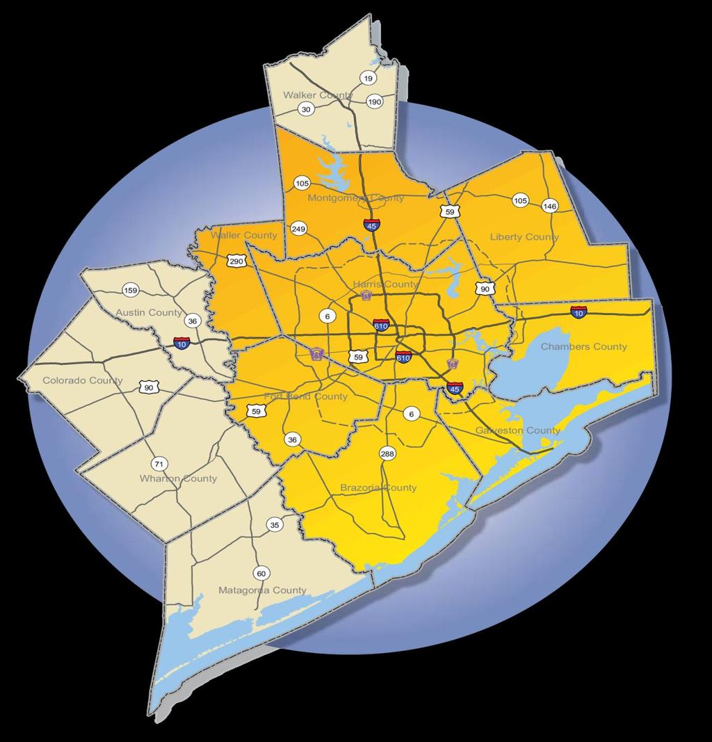 MPO Counties: Brazoria