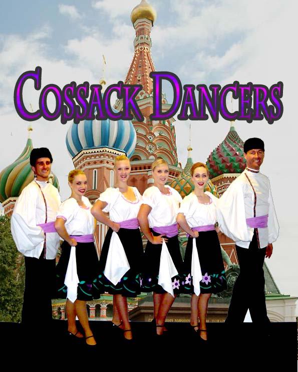 Cossack Dancers The dancers delights Australian audiences with vibrant and exhilarating performances of Russian dance.