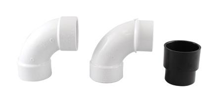 V-Fittings improve water flow, disburse chemicals, and heat pool water evenly, while also providing
