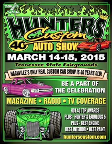 Hunters Custom Auto Show is another one of the shows that indicates the start off the 2015 Show Season!