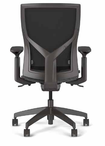 customizing opportunities The Torsa highback chair is available in four frame/arm/ back support color combinations