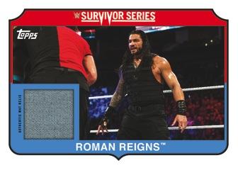 HOBBY 2018 NXT TAKEOVER: WARGAMES 2017 MAT RELIC CARDS Autograph - # d to 10 Survivor Series 2017 Mat Relic Card SURVIVOR SERIES 2017 MAT RELIC CARDS Autograph - # d to 10 COMMEMORATIVE TLC MEDALLION