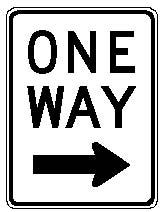 One-Way Street(s) Description: One or more streets designated as "one-way." May reduce total volume on subject street Adds vehicle capacity to a street.
