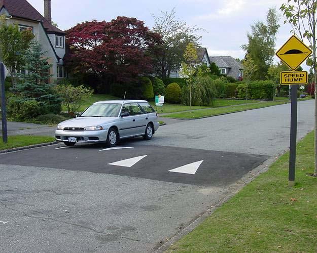 2.9 Chicanes A chicane is a series of curb extensions on alternating sides of a roadway, which narrow the roadway and require drivers to steer from one side of the roadway to the other to travel