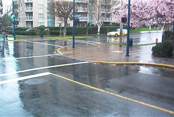 2.4 Raised Crosswalk A raised crosswalk is, in effect, a speed hump combined with a crosswalk to slow vehicles at the crossing and improve pedestrian safety as a result of