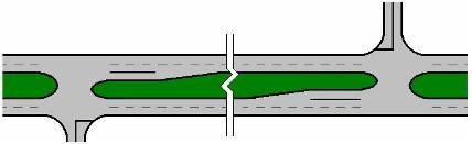 handle intersections; or splitter islands on minor road approaches.